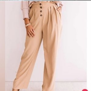 NWOT High waist trouser Pants/slacks Med  womens